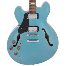 Load image into Gallery viewer, Gun Hill Blue Vintage Limited Edition Left Hand VSA500 ReIssued Semi-Acoustic Guitar