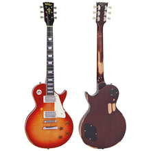 Load image into Gallery viewer, Vintage V100 ICON Electric Guitar ~ Distressed Cherry Sunburst