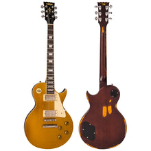 Load image into Gallery viewer, Vintage V100 ICON Electric Guitar ~ Distressed HH Gold Top