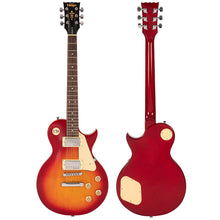 Load image into Gallery viewer, Vintage V10 Coaster Series Electric Guitar Pack ~ Cherry Sunburst