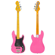 Load image into Gallery viewer, Vintage V42 ProShop Custom Bass Guitar~ Distressed Bubblegum Pink