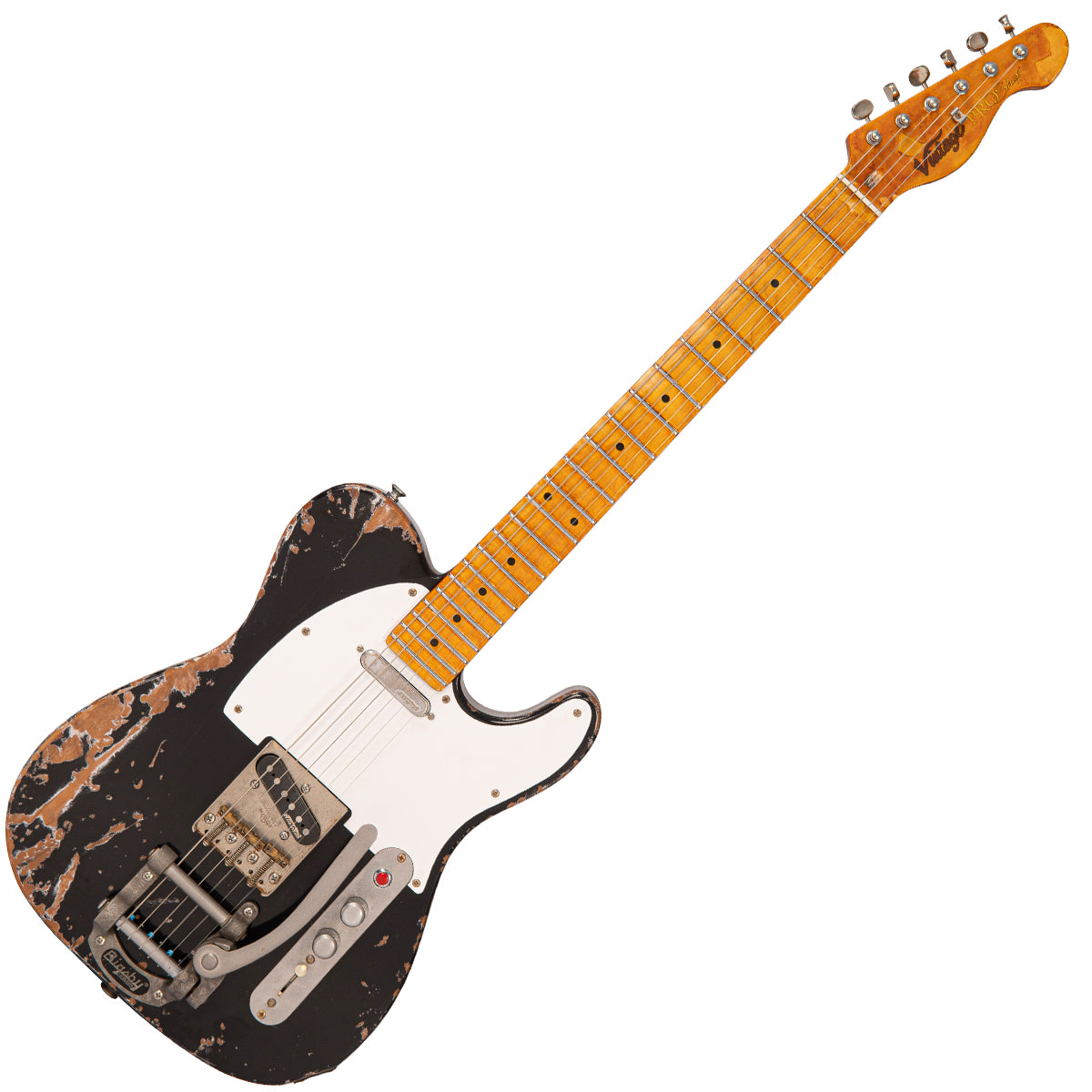 Vintage V52 ProShop Unique - Black Icon with Bigsby