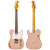 Vintage V62 ICON Electric Guitar ~ Distressed Ash Blonde
