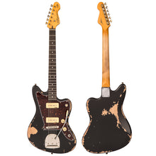 Load image into Gallery viewer, Vintage V65 ICON Vibrato Electric Guitar ~ Distressed Black