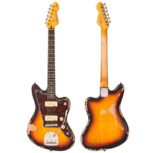 Load image into Gallery viewer, Vintage V65 ICON Vibrato Electric Guitar ~ Distressed Tobacco Sunburst