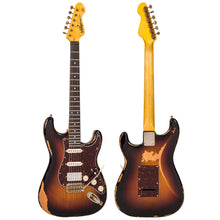 Load image into Gallery viewer, Ultra-Gloss Distressed Sunset Sunburst Vintage V6H ICON HSS Electric Guitar