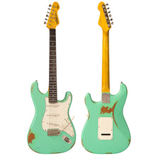 Load image into Gallery viewer, Distressed Ventura Green Vintage V6 ICON Electric Guitar