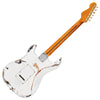 Distressed White Over Sunburst Gloss Vintage V6 ProShop Custom-Build Electric Guitar
