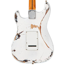 Load image into Gallery viewer, Distressed White Over Sunburst Gloss Vintage V6 ProShop Custom-Build Electric Guitar