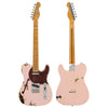 Distressed Shell Pink over Sunburst Vintage V72 ProShop Custom-Build Electric Guitar