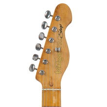 Load image into Gallery viewer, Distressed Shell Pink over Sunburst Vintage V72 ProShop Custom-Build Electric Guitar