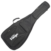 Load image into Gallery viewer, Vintage Deluxe Dreadnought Guitar Bag ~ Black