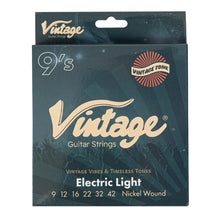 Load image into Gallery viewer, Vintage Electric Guitar Strings ~ 9-42