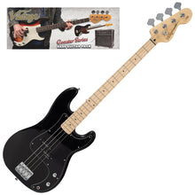 Load image into Gallery viewer, Vintage V40 Maple Coaster Series Bass Guitar Pack ~ Boulevard Black