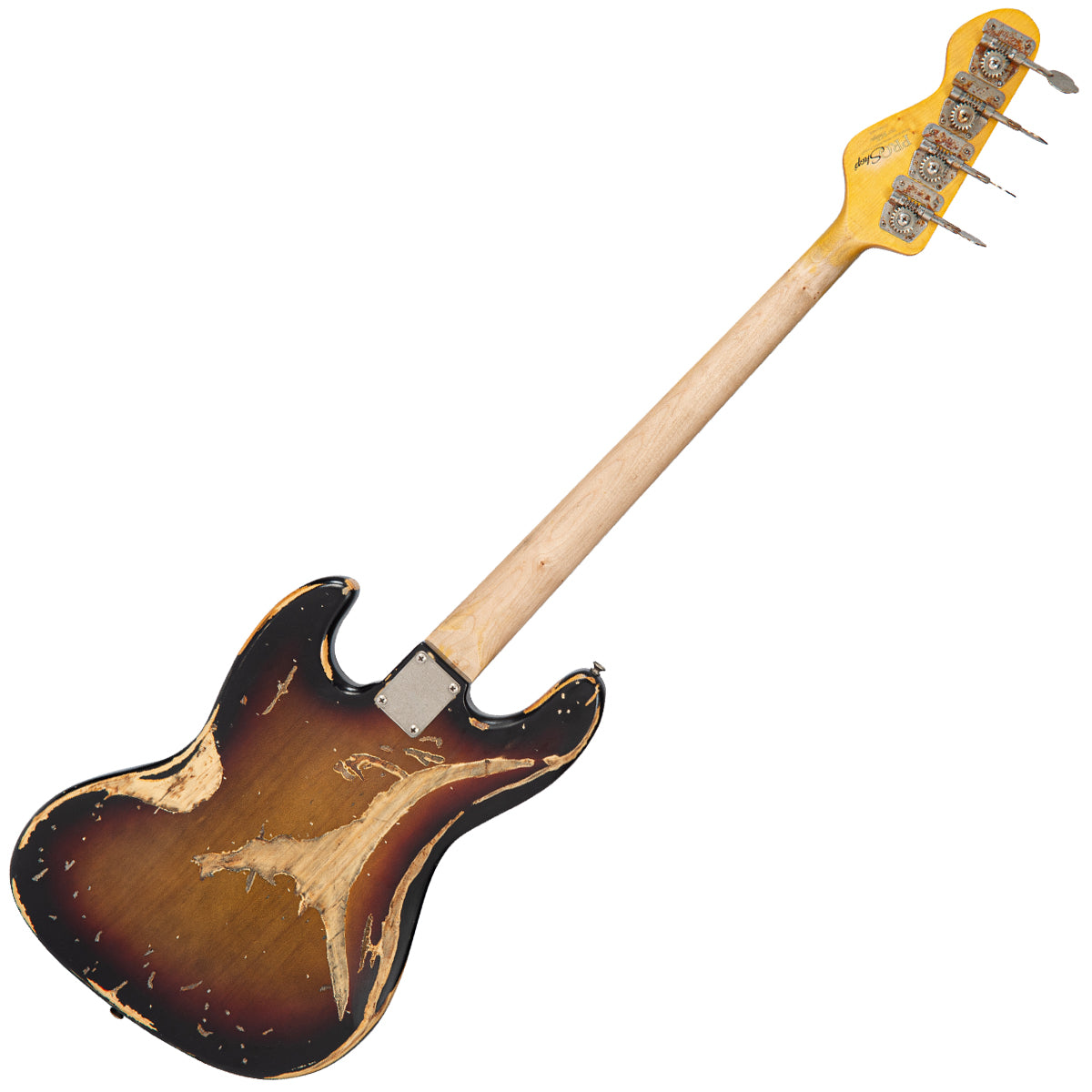 Vintage VJ74 ProShop Unique Fretless Bass ~ Heavy Distress