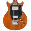 Vintage REVO Series 'Callan' Bass Guitar ~ See Thru Honey