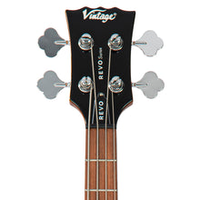 Load image into Gallery viewer, Vintage REVO Series 'Callan' Bass Guitar ~ See Thru Honey