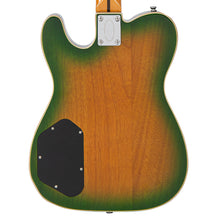 Load image into Gallery viewer, Vintage REVO Series Trio Electric Guitar ~ Green/Yellow Burst