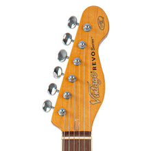 Load image into Gallery viewer, Vintage REVO Series Trio Electric Guitar ~ Green/Yellow Burst