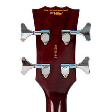 Load image into Gallery viewer, Cherry Red Vintage REVO Series 'Supreme' Semi-Acoustic Bass Guitar