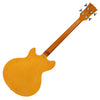 Vintage REVO Series 'Supreme' Semi-Acoustic Bass Guitar ~ Natural