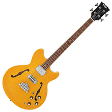 Load image into Gallery viewer, Vintage REVO Series 'Supreme' Semi-Acoustic Bass Guitar ~ Natural