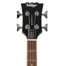 Load image into Gallery viewer, Vintage REVO Series 'Supreme' Semi-Acoustic Bass Guitar ~ Natural