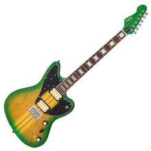 Load image into Gallery viewer, Green/Yellow Burst Vintage REVO Series 'Integra' Electric Guitar
