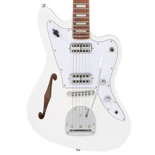 Load image into Gallery viewer, Arctic White Vintage REVO Series 'Surfmaster' Thinline Twin Electric Guitar