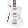 Arctic White Vintage REVO Series 'Surfmaster' Thinline Twin Electric Guitar