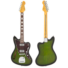 Load image into Gallery viewer, Greenburst Vintage REVO Series 'Surfmaster' Thinline Twin Electric Guitar