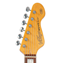 Load image into Gallery viewer, Metallic White Vintage REVO Series 'Surfmaster' Quad Electric Guitar