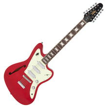 Load image into Gallery viewer, Candy Apple Red Vintage REVO Series 'Surfmaster Thinline' 12-String Electric Guitar