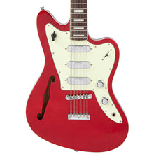 Load image into Gallery viewer, Candy Apple Red Vintage REVO Series 'Surfmaster Thinline' 12-String Electric Guitar