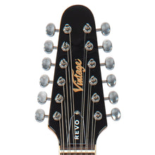 Load image into Gallery viewer, Candy Apple Red Vintage REVO Series 'Surfmaster Thinline' 12-String Electric Guitar