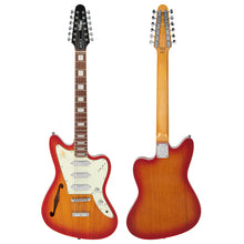 Load image into Gallery viewer, RevoGlo Vintage REVO Series 'Surfmaster Thinline' 12-String Electric Guitar