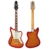 RevoGlo Vintage REVO Series 'Surfmaster Thinline' 12-String Electric Guitar