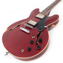 Load image into Gallery viewer, Distressed Cherry Red Vintage VSA500 ProShop Custom-Build Electric Guitar