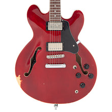 Load image into Gallery viewer, Distressed Cherry Red Vintage VSA500 ProShop Custom-Build Electric Guitar
