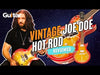 Joe Doe 'Hot Rod' Electric Guitar by Vintage ~ Silverburst with Case