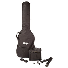 Load image into Gallery viewer, Vintage V49 Coaster Series Bass Guitar Pack ~ Boulevard Black