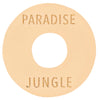 Joe Doe Poker Chip Toggle Switch Surround ~ Aged White ~ Paradise/Jungle