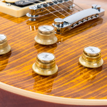 Load image into Gallery viewer, Vintage V100AFD Reissued Electric Guitar ~ Left Hand Flamed Amber