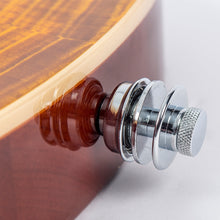 Load image into Gallery viewer, Vintage V100AFD Reissued Electric Guitar ~ Left Hand Flamed Amber