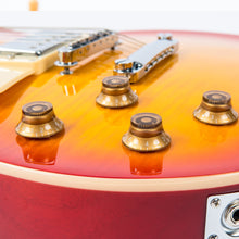 Load image into Gallery viewer, Vintage V100 Reissued Electric Guitar ~ Left Hand Cherry Sunburst