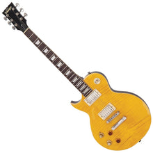 Load image into Gallery viewer, Vintage V100 ICON Electric Guitar ~ Left Hand Distressed Lemon Drop