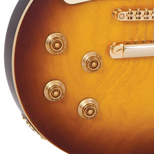 Load image into Gallery viewer, Vintage V100 ReIssued Electric Guitar ~ Left Hand Tobacco Sunburst