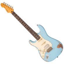 Load image into Gallery viewer, Vintage V6 ICON Electric Guitar ~ Left Hand Distressed Laguna Blue
