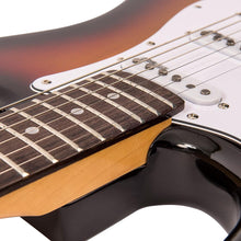 Load image into Gallery viewer, Vintage V6 ReIssued Electric Guitar ~ Left Hand Sunset Sunburst