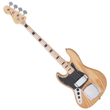 Load image into Gallery viewer, Vintage VJ74 Reissued Maple Fingerboard Bass ~ Natural Ash ~ Left Hand